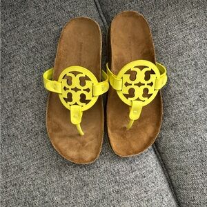 Tory Burch Miller Yellow Sandals